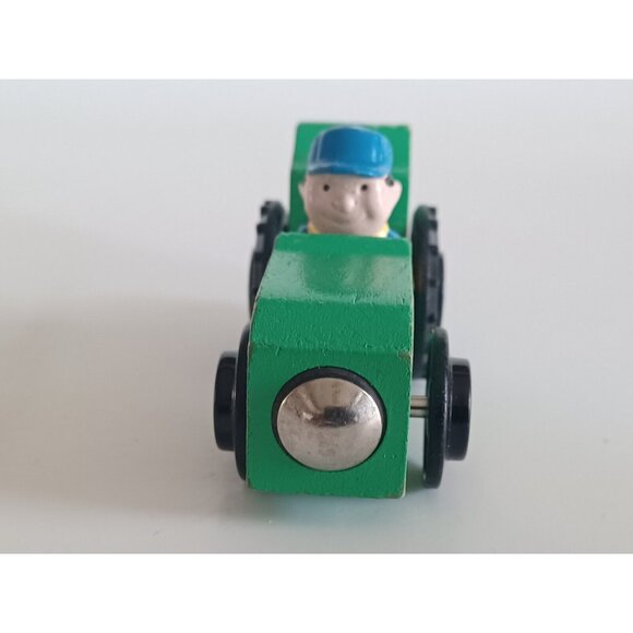 Tumble Tree Woods Green Wooden Tractor - Wood - Toys For Boys - Picture 8 of 12